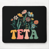New Teta Wildflower First Birthday & Baby Show Mousepad (Vorne)