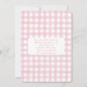 New to the Club Baby Shower Girl Invitation Einladung (Rückseite)