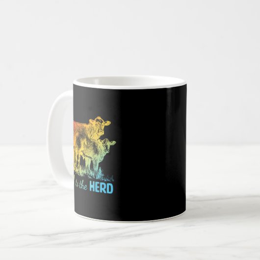 New To The Herd Funny Kaffeetasse (Vorderseite Links)