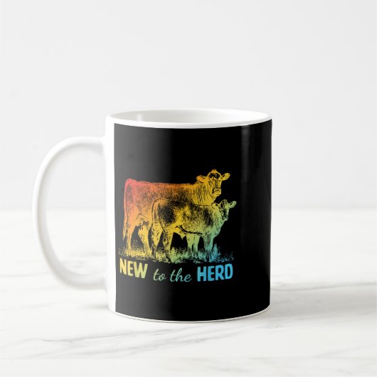 New To The Herd Funny Kaffeetasse (Links)