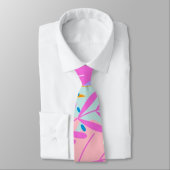 New Trendy Modern Leaf Neck Tie Krawatte (Gebunden)