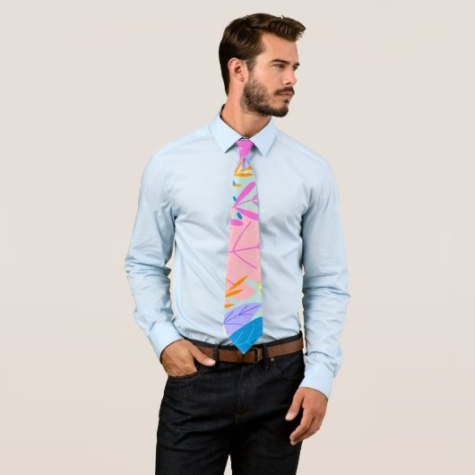 New Trendy Modern Leaf Neck Tie Krawatte (Beispiel)