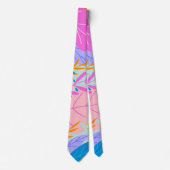 New Trendy Modern Leaf Neck Tie Krawatte (Vorderseite)