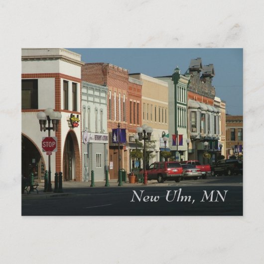New Ulm Postkarte (Vorderseite)