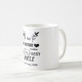 NEW UNCLE - Der beste Bruder macht das Beste aus - Kaffeetasse (VorderseiteRechts)