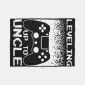 New Uncle For Men Boys Soon To Be Uncle Nephew Gam Fleecedecke (Vorderseite (Horizontal))