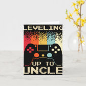 New Uncle For Men Boys Soon To Be Uncle Nephew Gam Karte (Gelbe Blume)