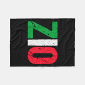 New Uncle Gift Italian Zio Proud Italian American  Fleecedecke (Vorderseite (Horizontal))