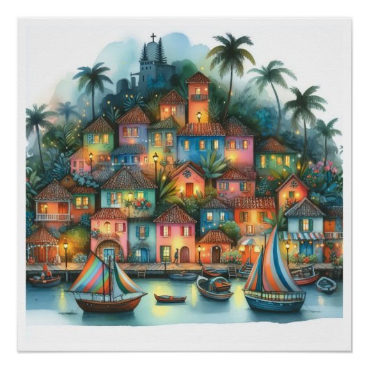 NEW Unique HAITI, Aruba, Antigua Poster (Vorderseite)