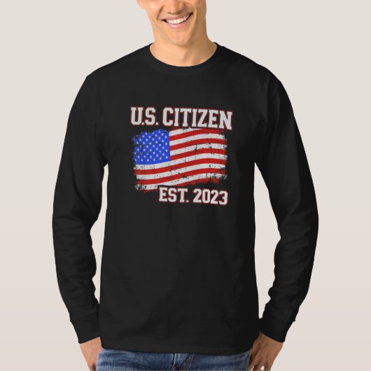 New US citizen 2023 for citizenship with american T-Shirt (Vorderseite)