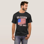New US citizen 2023 for citizenship with american T-Shirt (Vorne ganz)