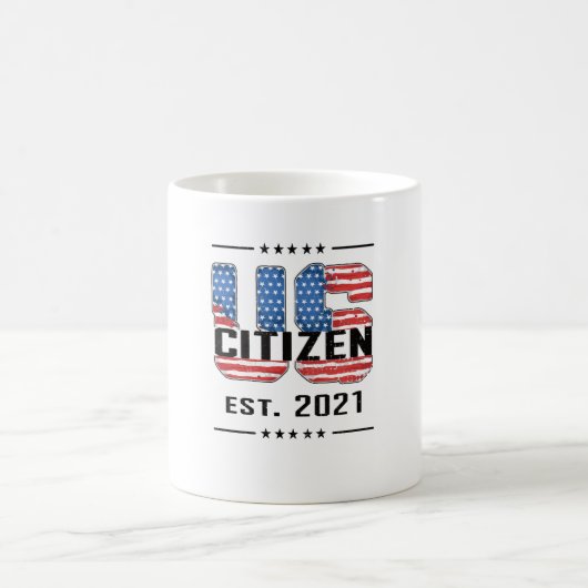 New US Citizen Gift Proud American Citizenship USA Kaffeetasse (Mittel)