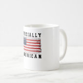 New US Citizen Gift Proud American Citizenship USA Kaffeetasse (VorderseiteRechts)