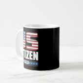 New Us Citizen Gift - Proud United States Citizen Kaffeetasse (Vorderseite Links)