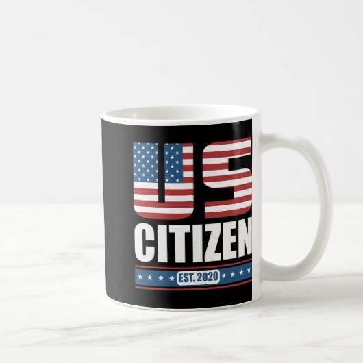 New Us Citizen Gift - Proud United States Citizen Kaffeetasse (Rechts)