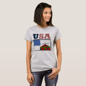 New USA Flag T - Shirt (Vorne ganz)