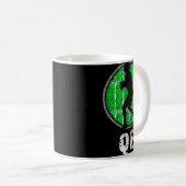 New, Usa Football Quarter Back, Nostalgic Nge Vint Kaffeetasse (VorderseiteRechts)