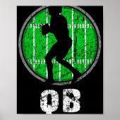 New, Usa Football Quarter Back, Nostalgic Nge Vint Poster (Vorne)