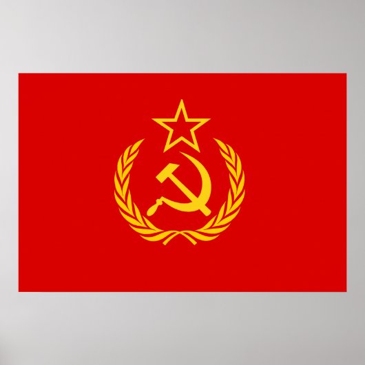 New Ussr, Demokratische Republik Kongo-Flagge Poster (Vorne)