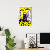 New VIOLET Lundborg Parfüm Art von Louis Rhead Poster (Heimbüro)
