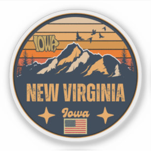 New Virginia, Iowa Aufkleber