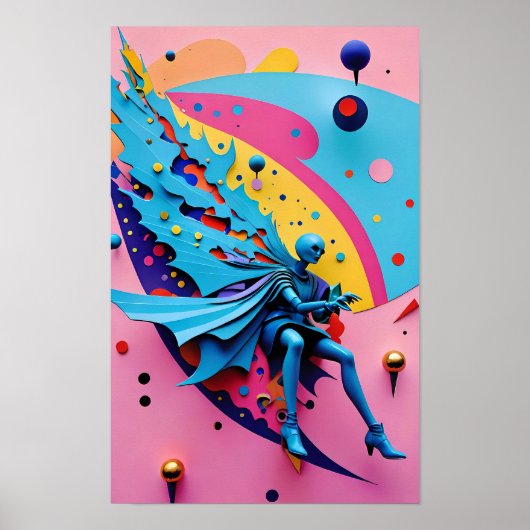 New Wave Angel Fallen - Ken Gage Art Poster (Vorne)