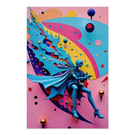 New Wave Angel Fallen - Ken Gage Art Poster (Vorderseite)