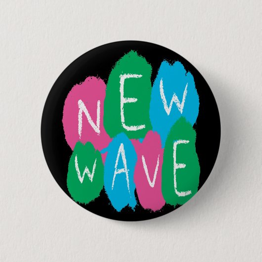 New Wave Graffiti Button (Vorderseite)