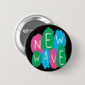 New Wave Graffiti Button (Vorne & Hinten)