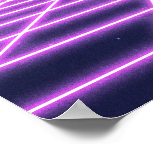 New Wave Retro LA Poster (Ecke)