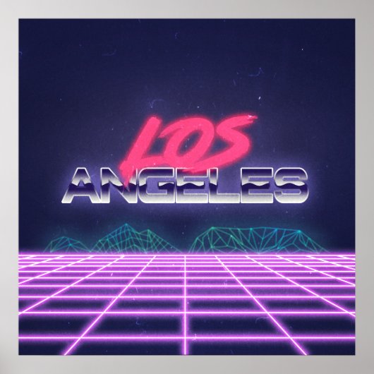 New Wave Retro LA Poster (Vorne)