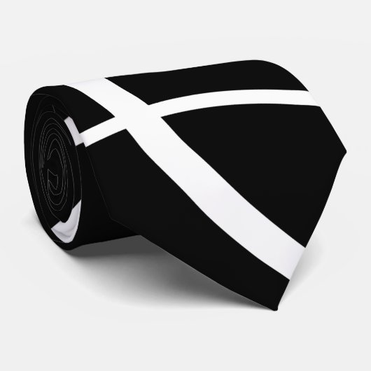 New Wave Rock and Roll Krawatte (Gerollt)