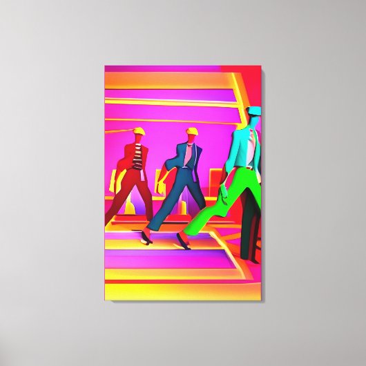 New Wave Trucking Leinwanddruck (Vorderseite)