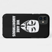 【New!!】WE ARE ANONYMOUS★iPhone Case (Rückseite (Horizontal))