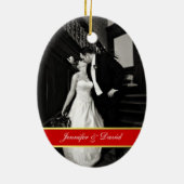 New Wed First Christmas Ornament (Hinten)
