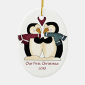 New Wed Penguins Ornament (Vorne)