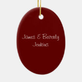 New Wed Penguins Ornament (Hinten)