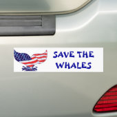 New-Whale-Schwanz-[konvertiert] Autoaufkleber (Auf Auto)