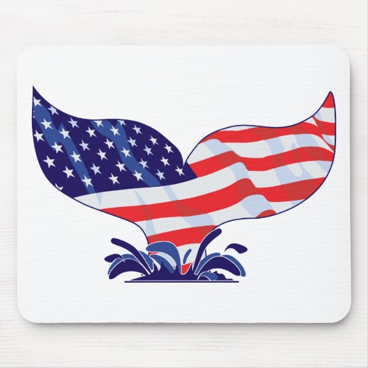 New-Whale-Schwanz-[konvertiert] Mousepad (Vorne)