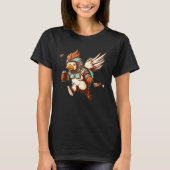 New Wing with Jet Pack for Chicken T-Shirt (Vorderseite)