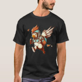 New Wing with Jet Pack for Chicken T-Shirt (Vorderseite)