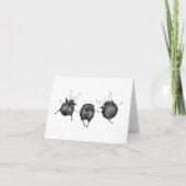 New Wings Black Mops Engel Beileid Card Karte (Vorderseite)