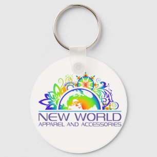 New World Logo Schlüsselanhänger