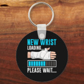 New Wrist Loading... Please Wait... Broken Arm Cas Schlüsselanhänger (Vorderseite)
