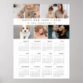 New Year 12 Month Custom Photos 2026 Calendar Poster (Vorne)