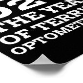 New Year 2020 And Bad Optometry Jokes Eye Chart Poster (Ecke)