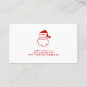 New Year 2025 review Visitenkarte (Rückseite)