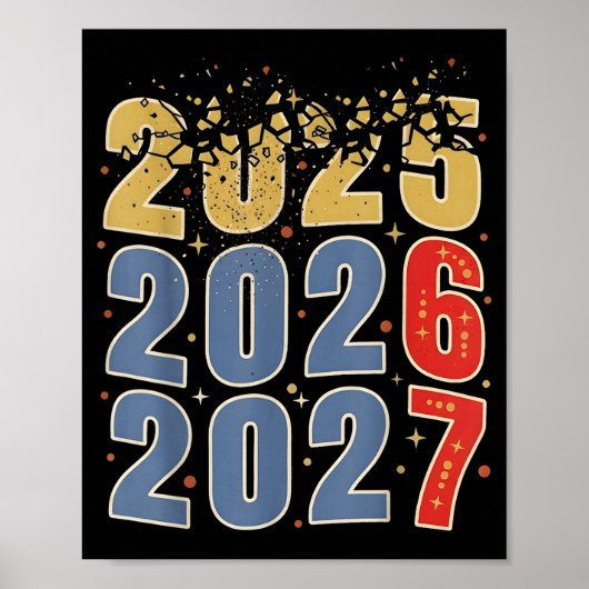 New Year 2026 67 Meme Six Seven Gen Alpha Slang 20 Poster (Vorne)