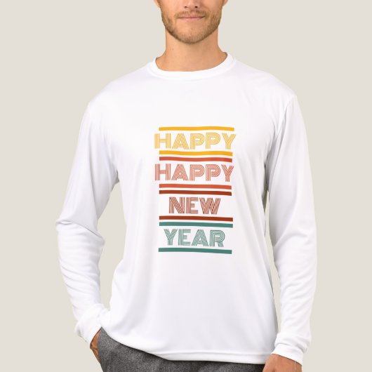 New Year 2026 Celebration T-Shirt Tri-Blend Shirt (Vorderseite)
