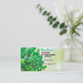 New Year 2026 Coffee Mug with Nature Forest Design Visitenkarte (Stehend Vorderseite)